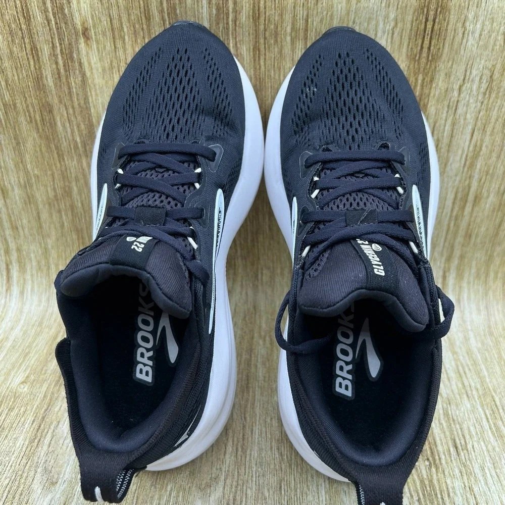 Brooks Glycerin 22 Women's Size 7 D Black White Running Shoes 1204341D090 - Picture 6 of 10